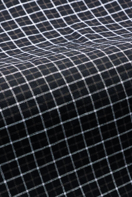 Short Sleeve Button-Down Linen Shirt, Black view# 5
