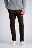 Stretch Corduroy Chino Pant, Heather Brown view# 2