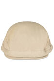 Side Seamed Flat Cap,  Khaki view# 3