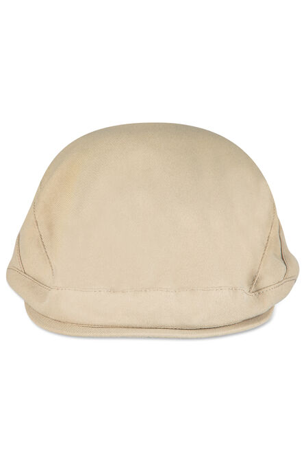 Side Seamed Flat Cap,  Khaki view# 3
