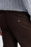 Stretch Corduroy Chino Pant, Heather Brown view# 6