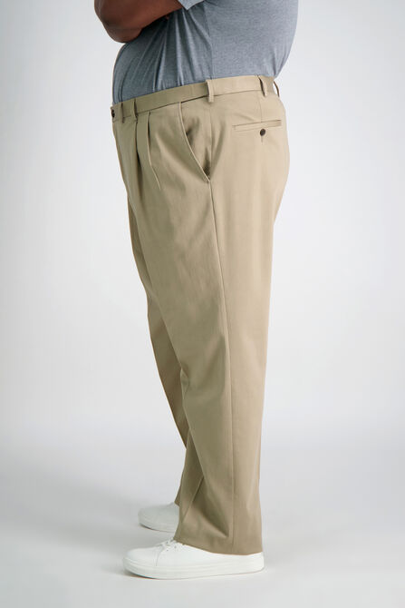 Big &amp; Tall Premium No Iron Khaki, Khaki view# 3