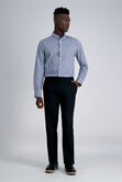 Premium Comfort Dress Shirt - Blue Plaid, BLUE view# 3