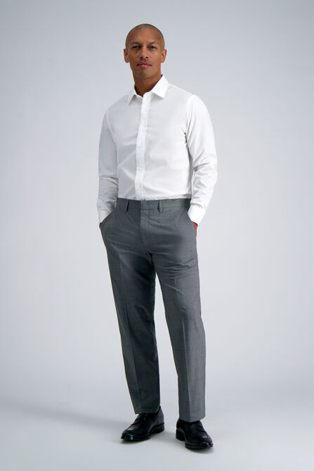 Premium Comfort Dress Shirt - White, White view# 3