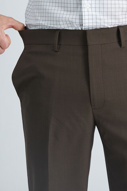 Premium Comfort Dress Pant, Dark Chocolate view# 5