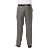 Big &amp; Tall J.M. Haggar Dress Pant - Sharkskin, Med Grey view# 3