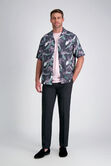 Short Sleeve Camp Shirt, Silver view# 3