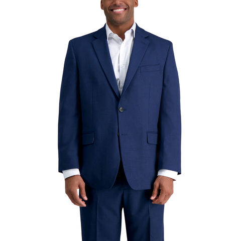 J.M. Haggar Basketweave Suit Separates Jacket, BLUE